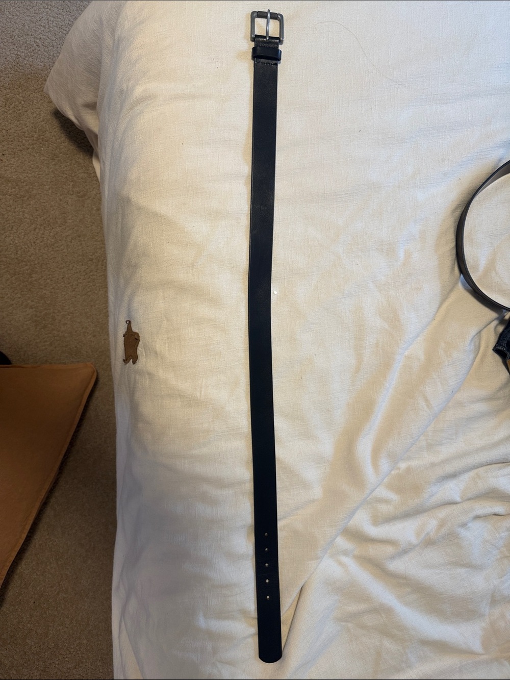 Black Leather Belt - Banana Republic